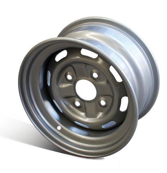 Steel Wheel Rim - Front - Silver - 12x6.00-4 / 110 PCD - offset +15