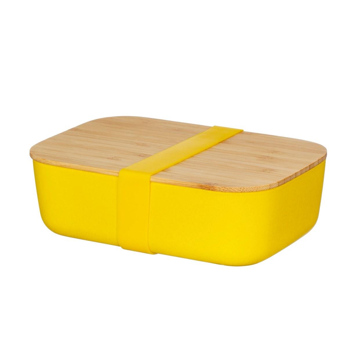 yellow lunchbox bamboo