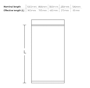 FLUE PIPE LENGTH
