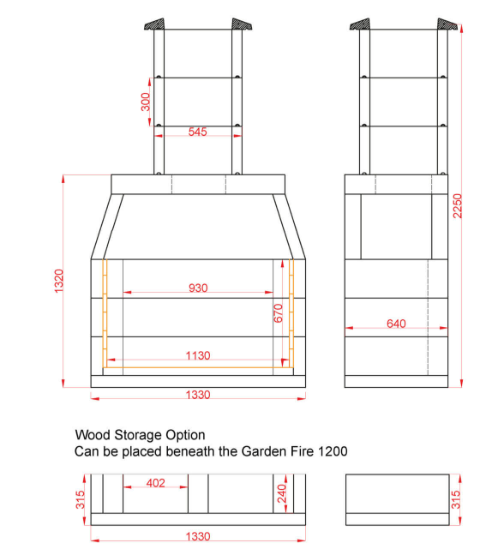 ISOKERN GARDEN 1200 DIMENSIONS
