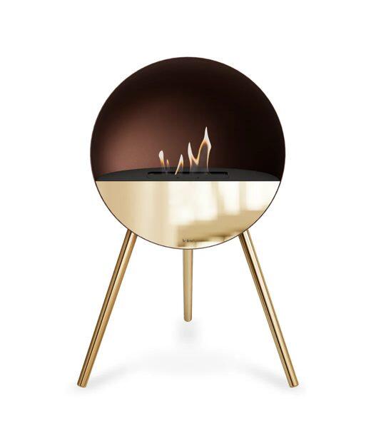 Le Feu Eye Freestanding Bioethanol Fire in Mocca