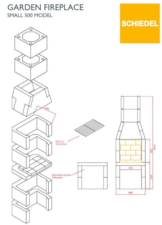 ISOKERN GARDEN 500 DIMENSIONS