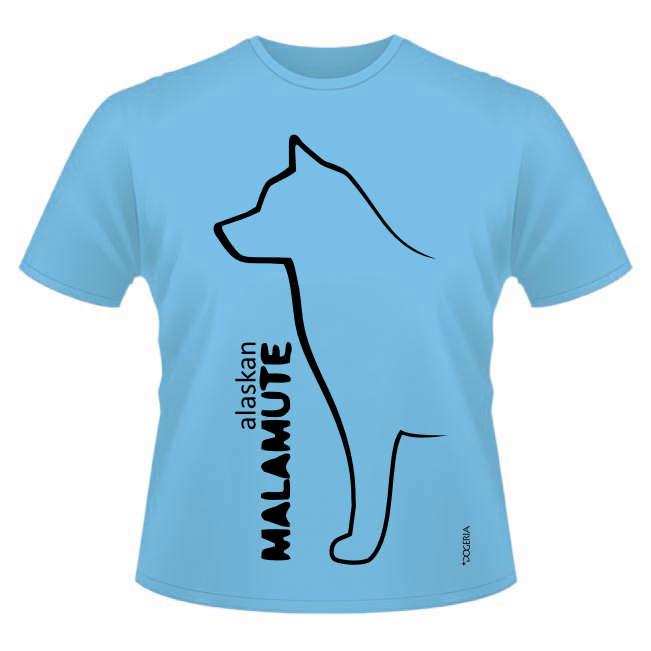 Alaskan Malamute T-Shirt Roundneck Heavy Cotton
