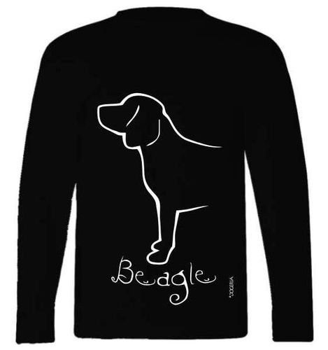 Beagle T-Shirt Adult Long-Sleeved Premium Cotton