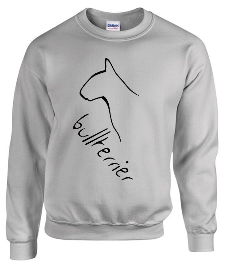 Bullterrier Sweatshirt Heavy Blend Adult Dog Breed Design
