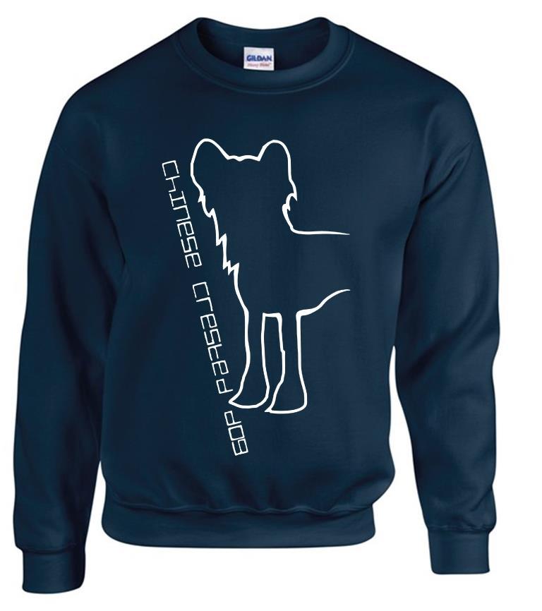 Chinese Crested Dog Breed Sweatshirts Adult Heavy Blend