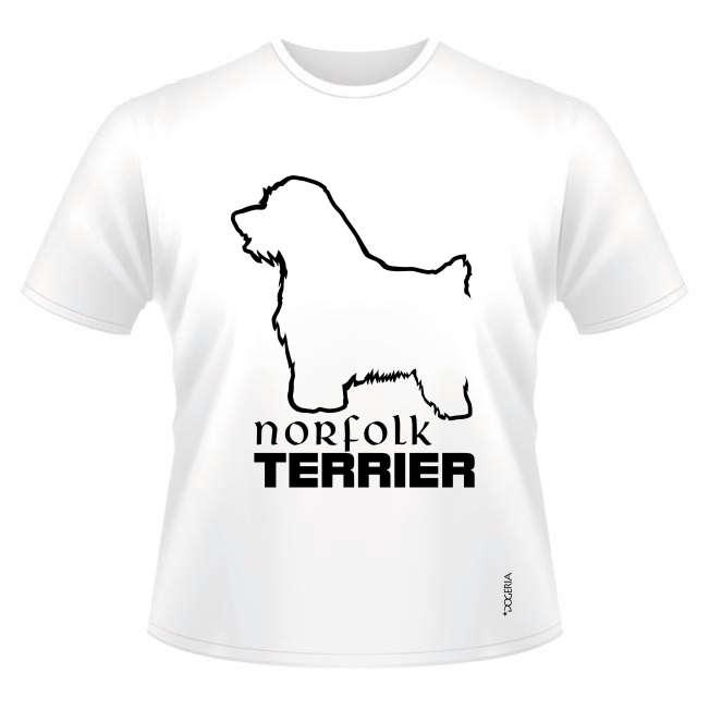 Norfolk Terrier T-Shirts Roundneck Heavy Cotton