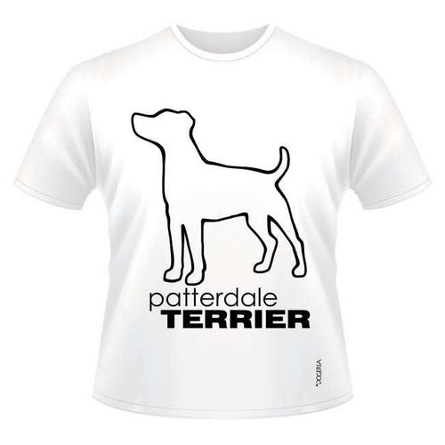 Patterdale Terrier T-Shirts Roundneck Heavy Cotton