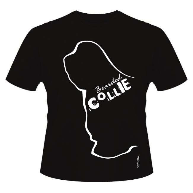 Bearded Collie T-Shirt Roundneck Heavy Cotton