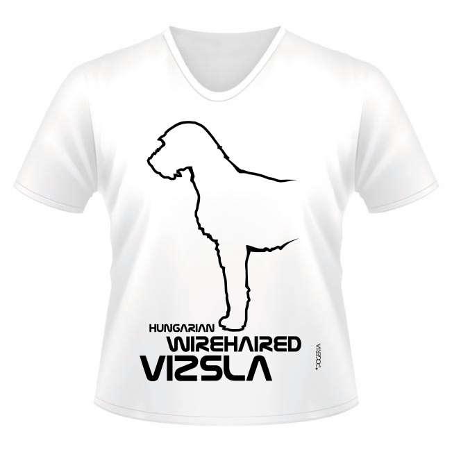 Hungarian Wirehaired Vizsla T-Shirt Adult Long-Sleeved Cotton