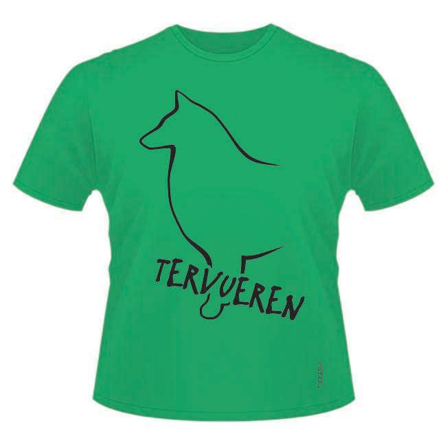 Tervueren Dog Breed T-Shirts Roundneck Heavy Cotton