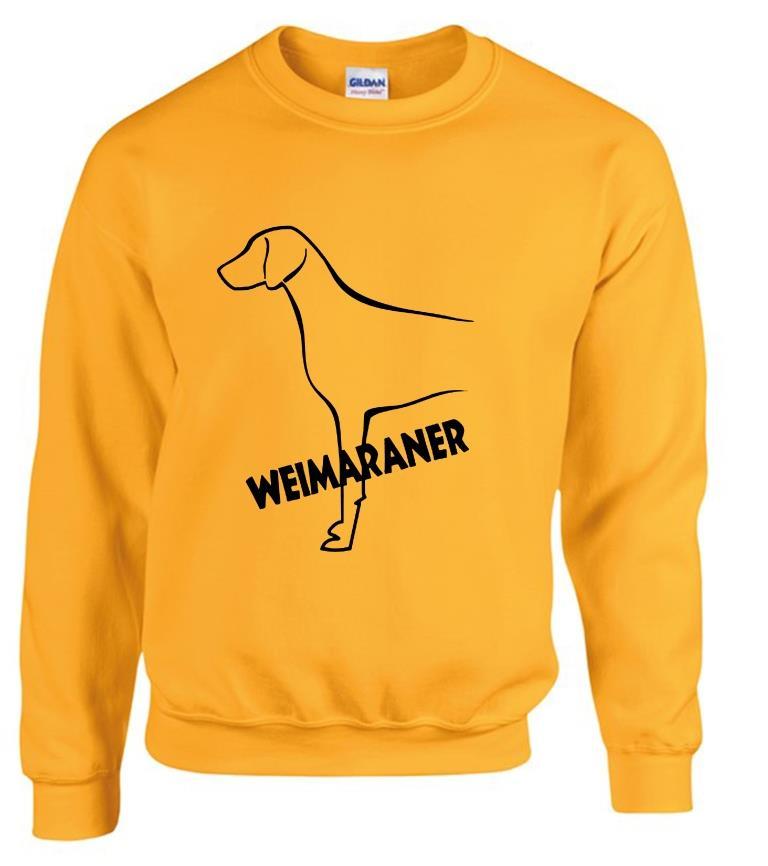 Weimaraner Dog Breed Sweatshirts Adult Heavy Blend