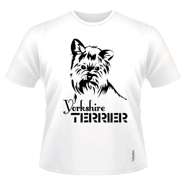 Yorkshire Terrier (Face) Men's Roundneck Heavy Cotton