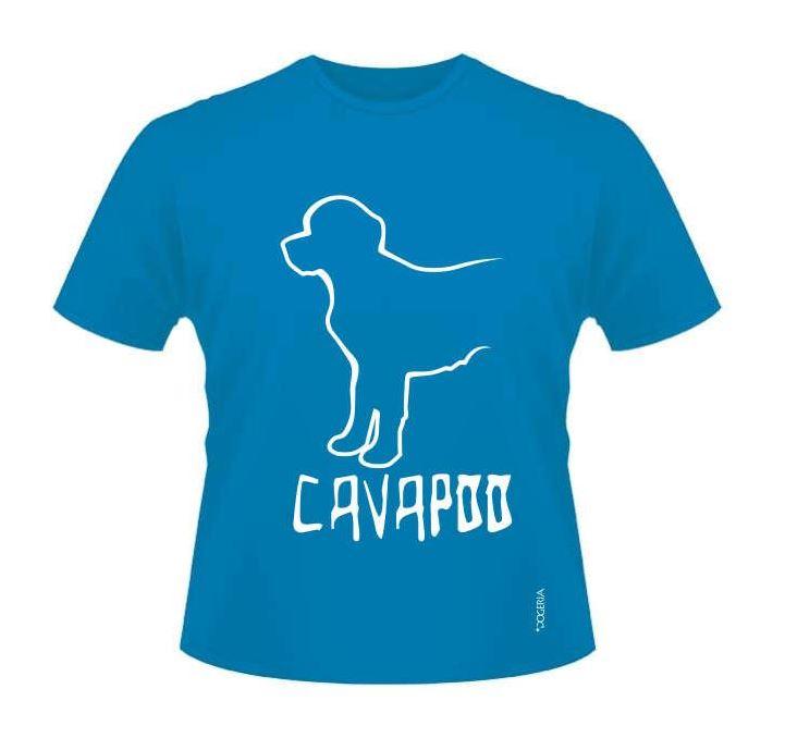Cavapoo T-Shirts Roundneck Short Sleeve Heavy Cotton
