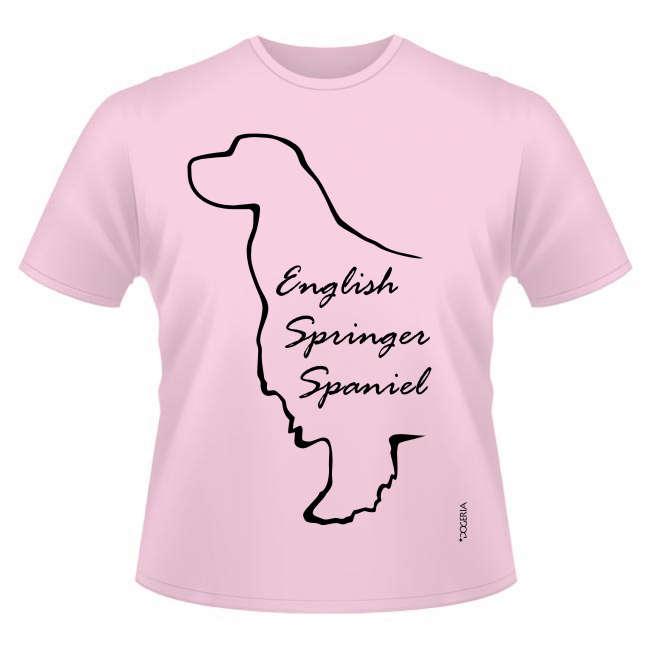 English Springer Spaniel T-Shirt Roundneck Heavy Cotton