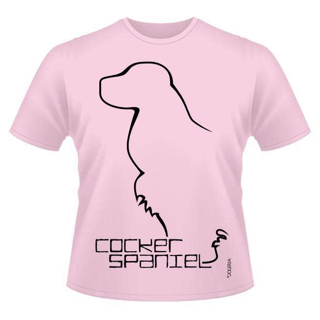 Cocker Spaniel T-Shirts Roundneck Heavy Cotton