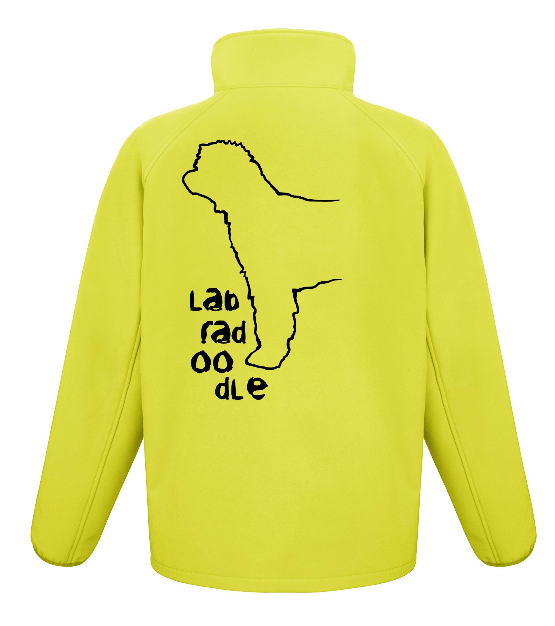 Softshell Jacket with Exclusive Dogeria Labradoodle Dog Breed Design