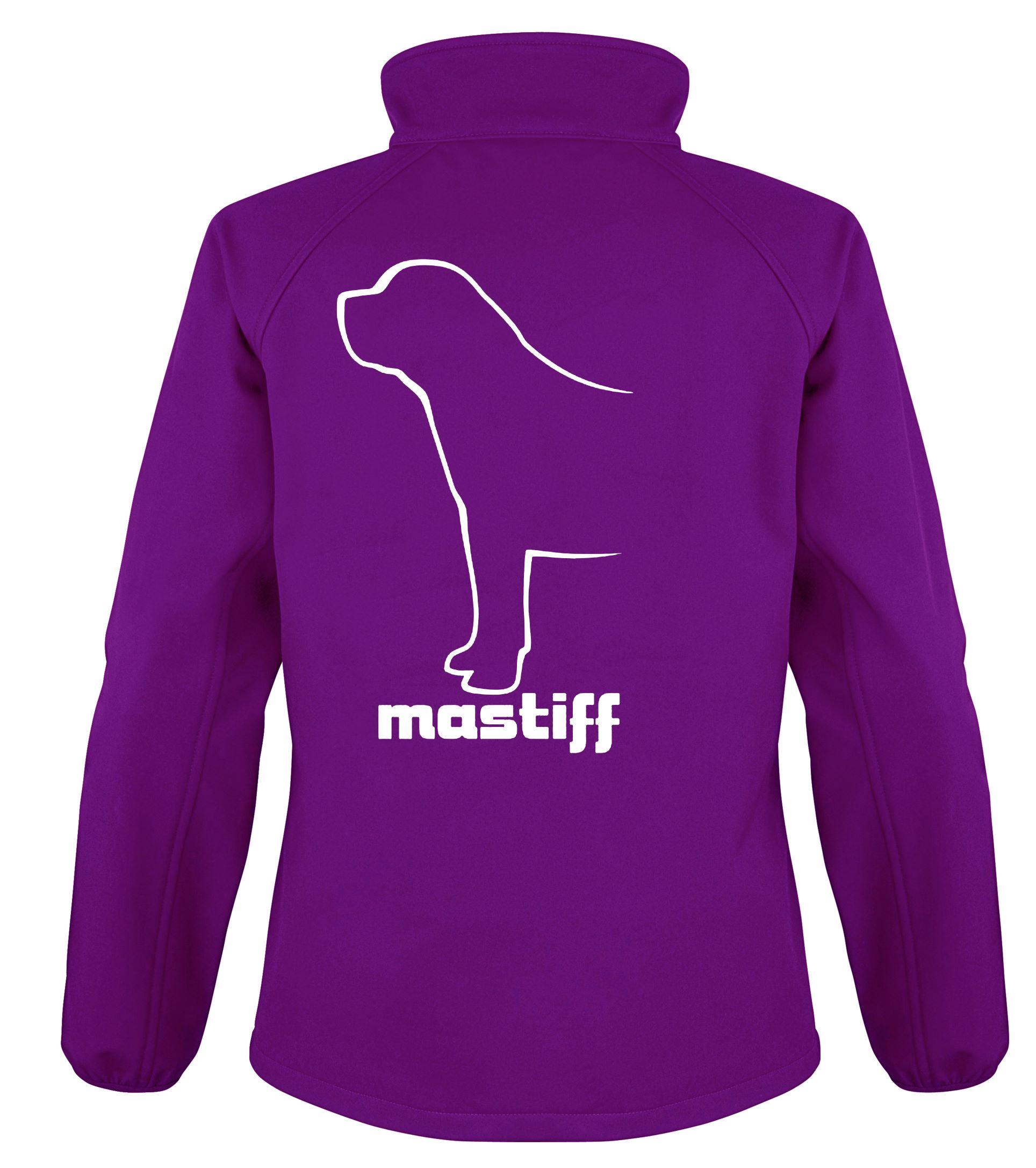 Softshell Jacket with Exclusive Dogeria Mastiff Dog Breed Design
