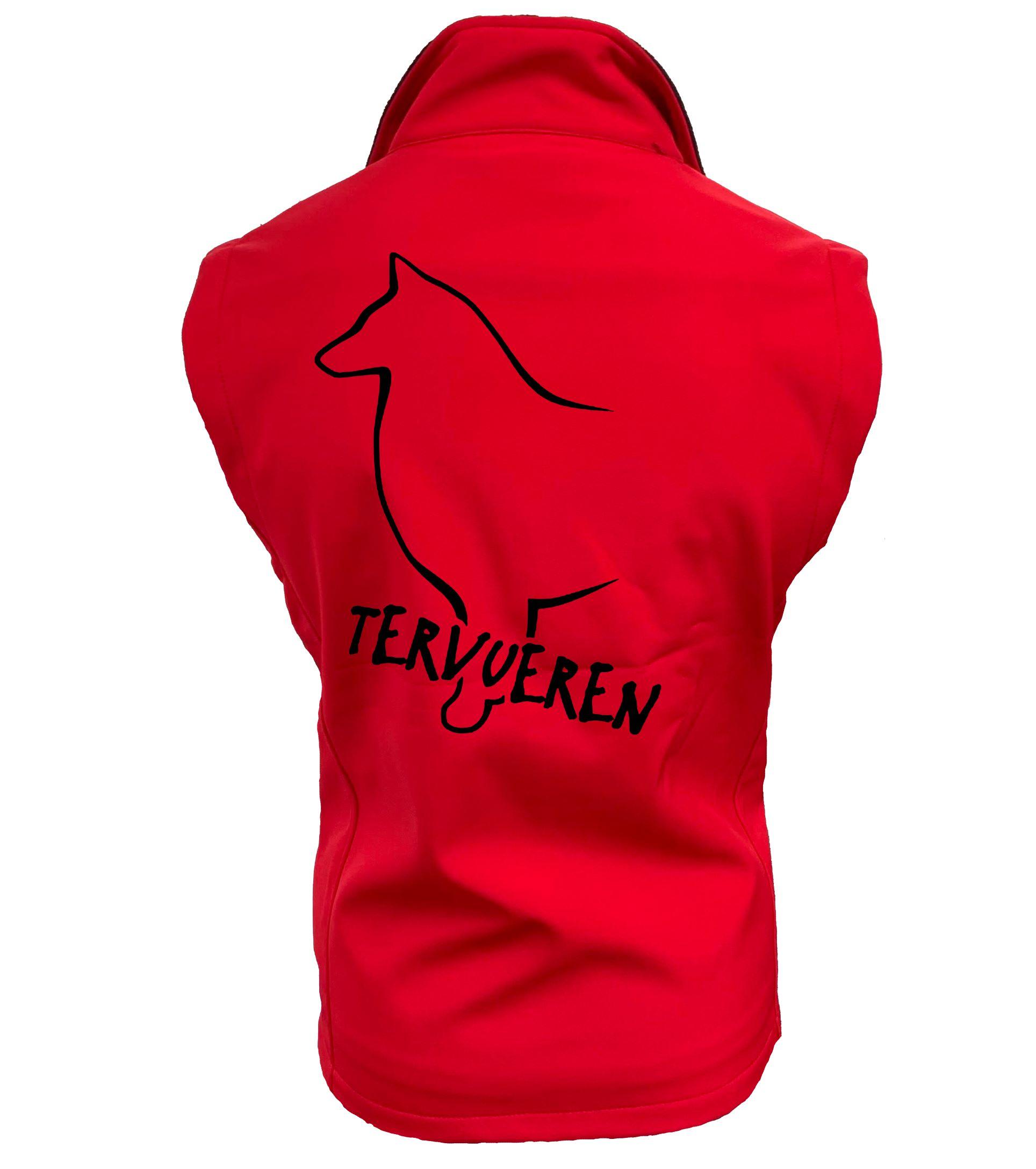Tervueren Dog Breed Design Softshell Gilet Full Zipped Women's & Men's Styles