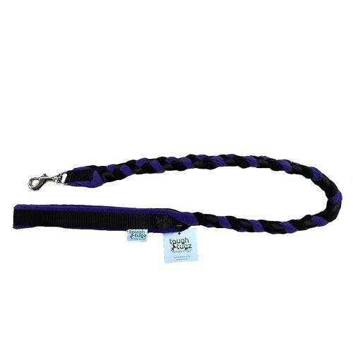 Purple Braided Clip Lead