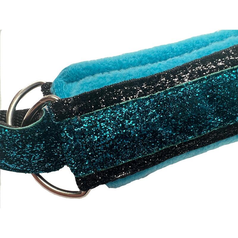 Sapphire Blue Double Sparkle Slip Collar