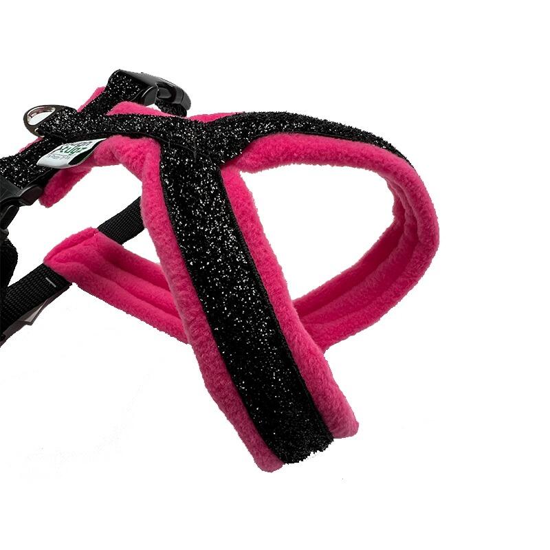 Pink Sparkly Fleece Harness