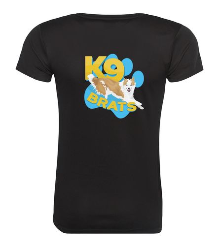K9 Brats Female Cool Tee Black