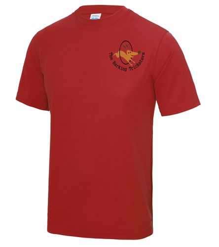 The Barking Tricksters Unisex Cool Tee Red
