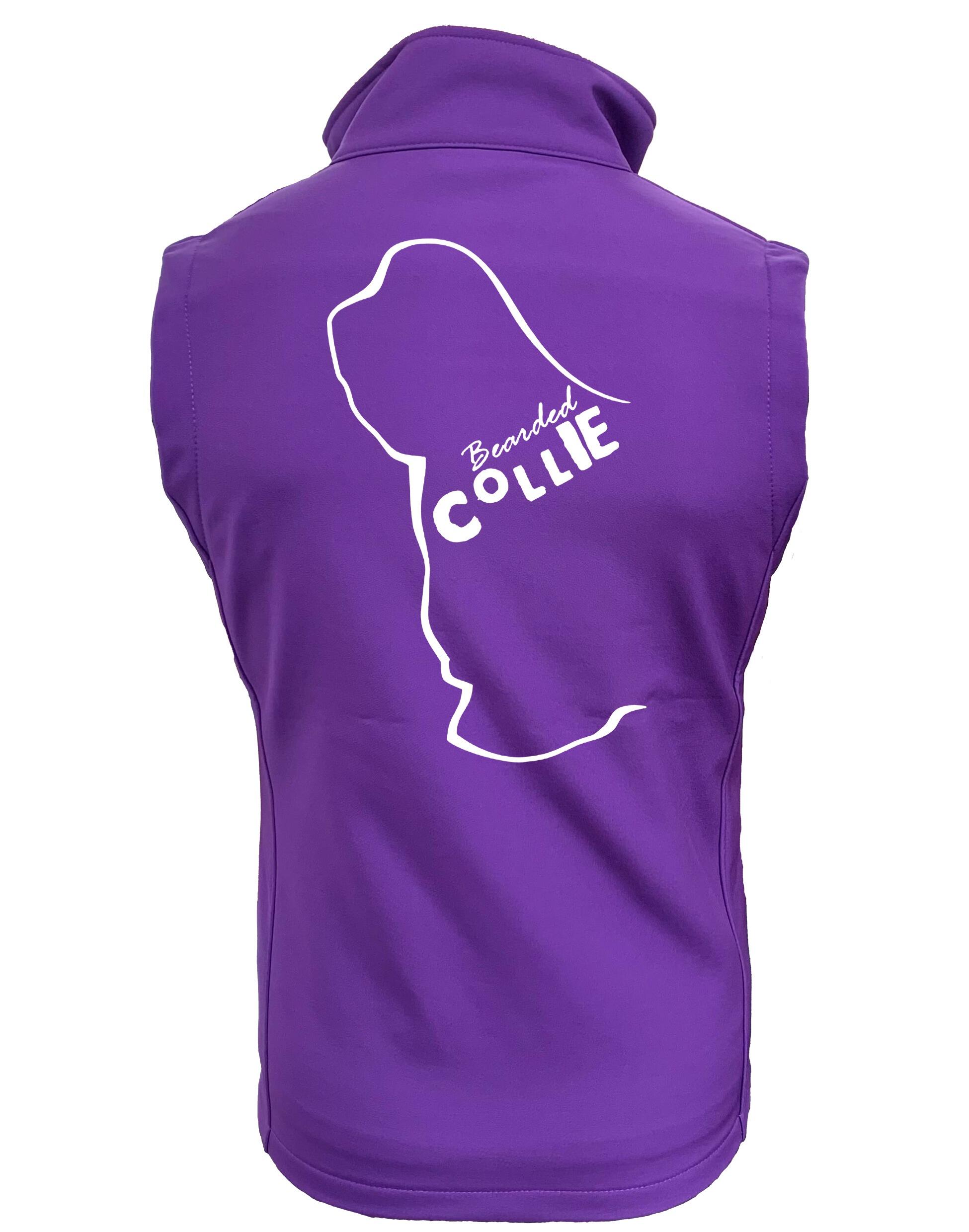 Unisex Bearded Collie Softshell Gilet – Style Meets Comfort for Bearded Collie Lovers