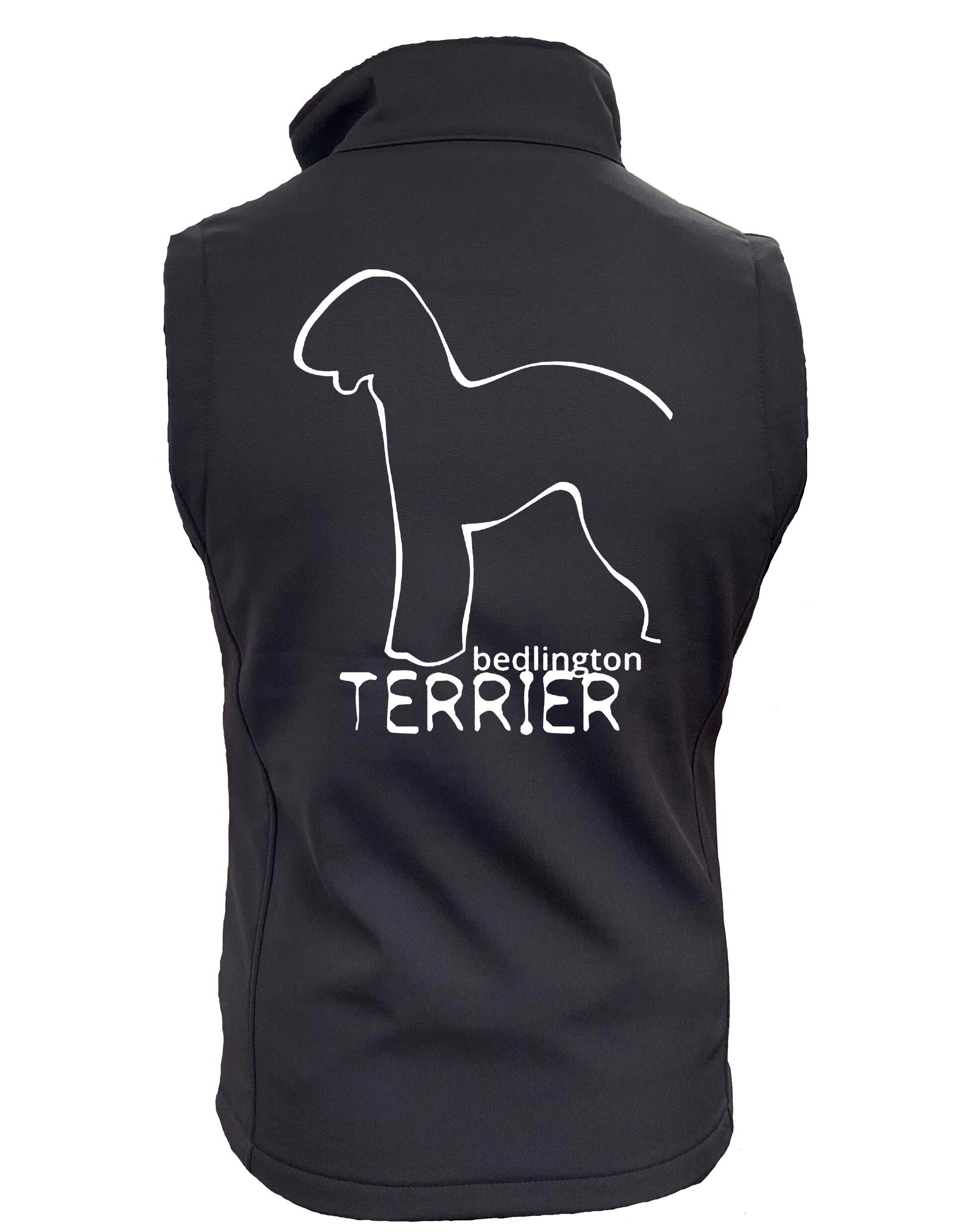 Unisex Bedlington Terrier Softshell Gilet – Style Meets Comfort for Bedlington Terrier Lovers