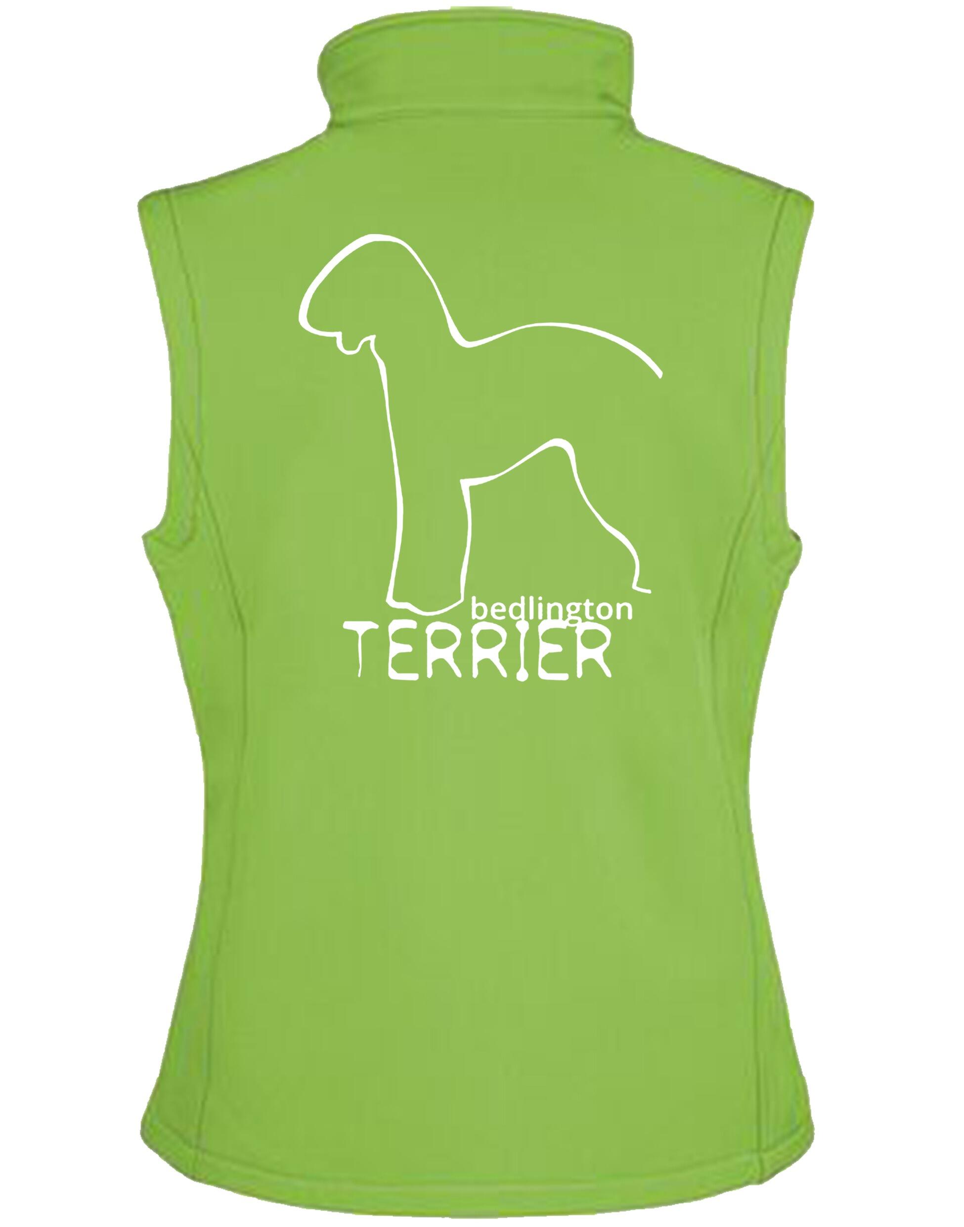 Unisex Bedlington Terrier Softshell Gilet – Style Meets Comfort for Bedlington Terrier Lovers