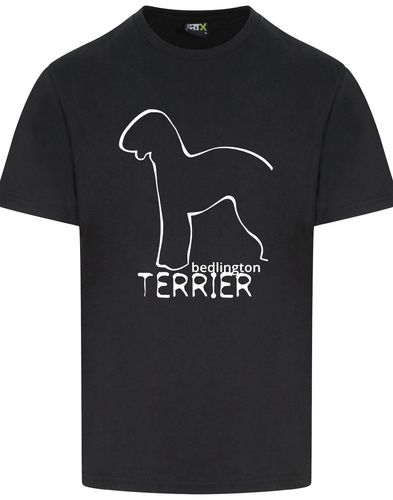 Unisex Roundneck T-shirt with Bedlington Terrier Dog Breed Design – Style for Every Bedlington Terrier Fan