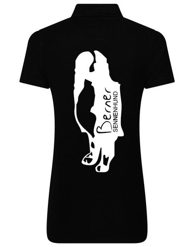 Berner Sennenhund Dog Breed Design Women’s Cotton Polo – A Must-Have for Berner Sennenhund Enthusiasts