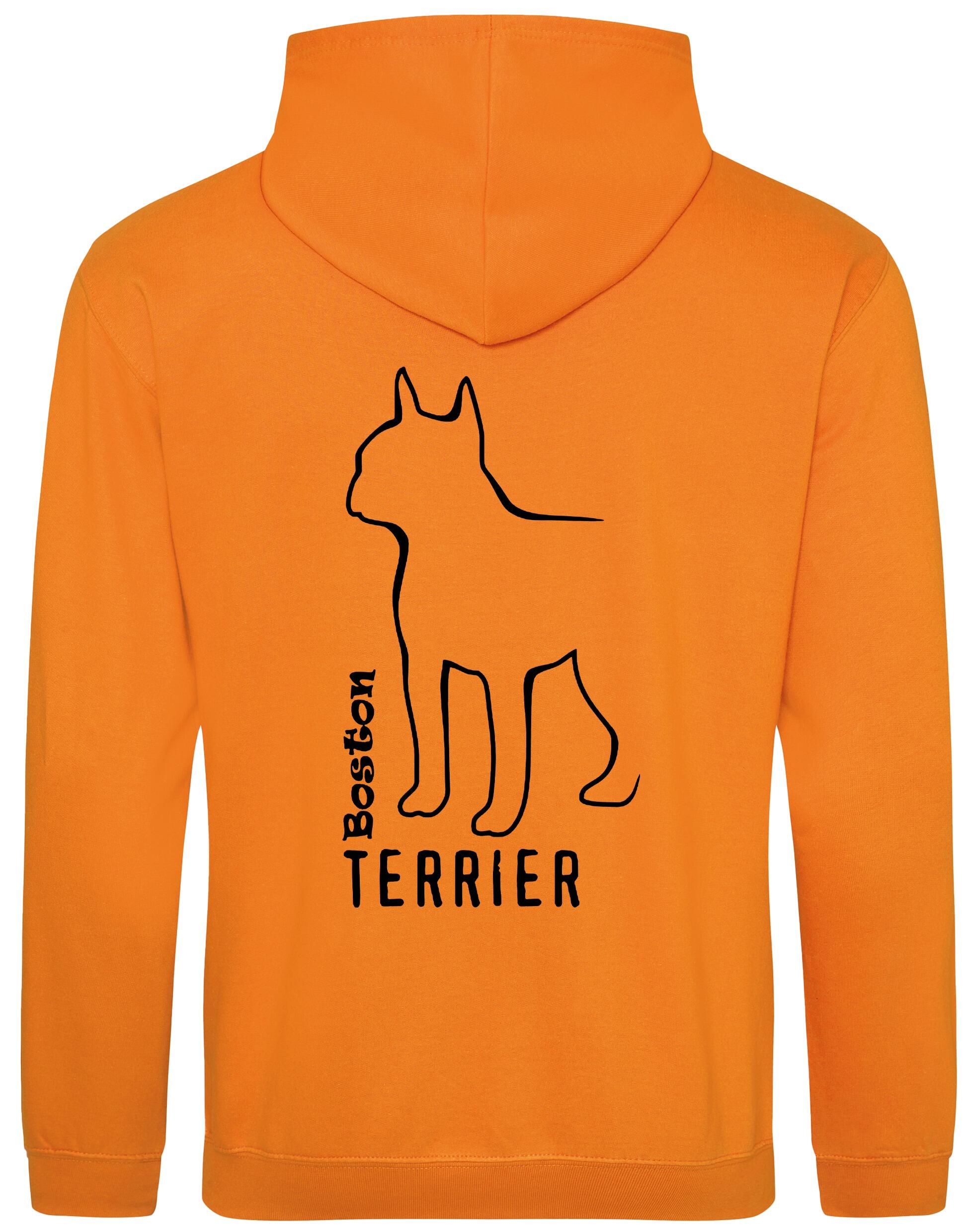 Boston Terrier Dog Breed Design Pullover Hoodie – Style and Comfort for Dog Lovers