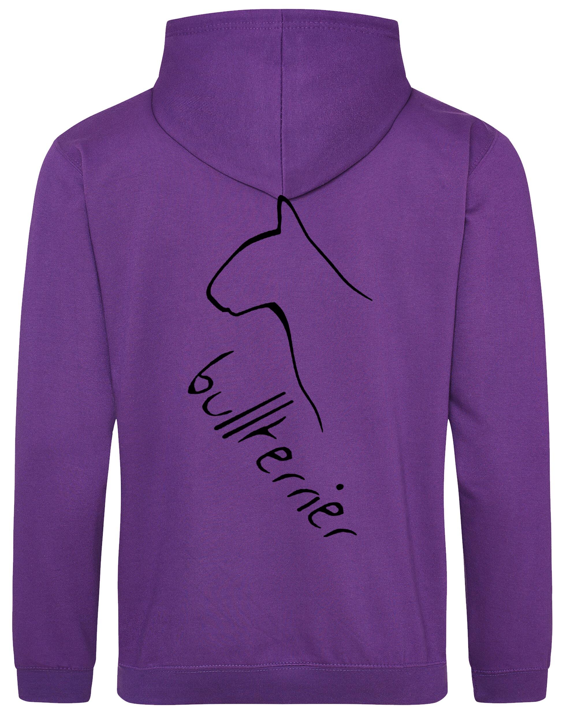 Bullterrier Dog Breed Design Pullover Hoodie – Style and Comfort for Dog Lovers