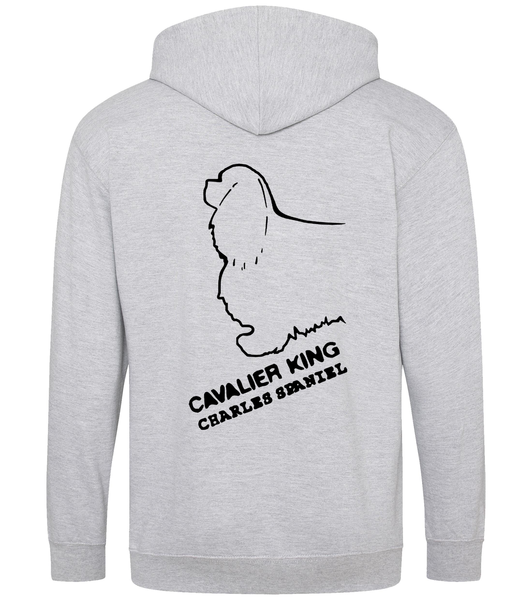 Cavalier King Charles Spaniel Dog Breed Design Zipped Hoodie – Comfort, Style, and Cavalier Pride