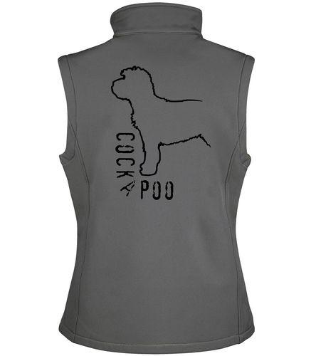Cockapoo Dog Breed Design Unisex Softshell Gilet – Style and Function for Cockapoo Lovers