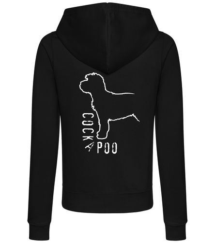 Cockapoo Dog Breed Women’s Zipped Hoodie – Cozy, Stylish, and Perfect for Cockapoo Enthusiasts