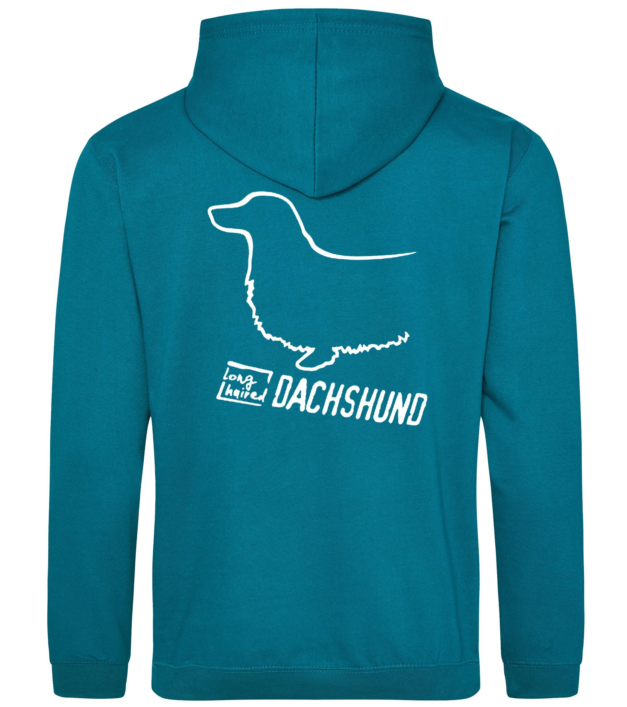 ​​Dachshund (Longhaired) Dog Breed Design Pullover Hoodie – Cozy & Stylish for Dachshund Lovers
