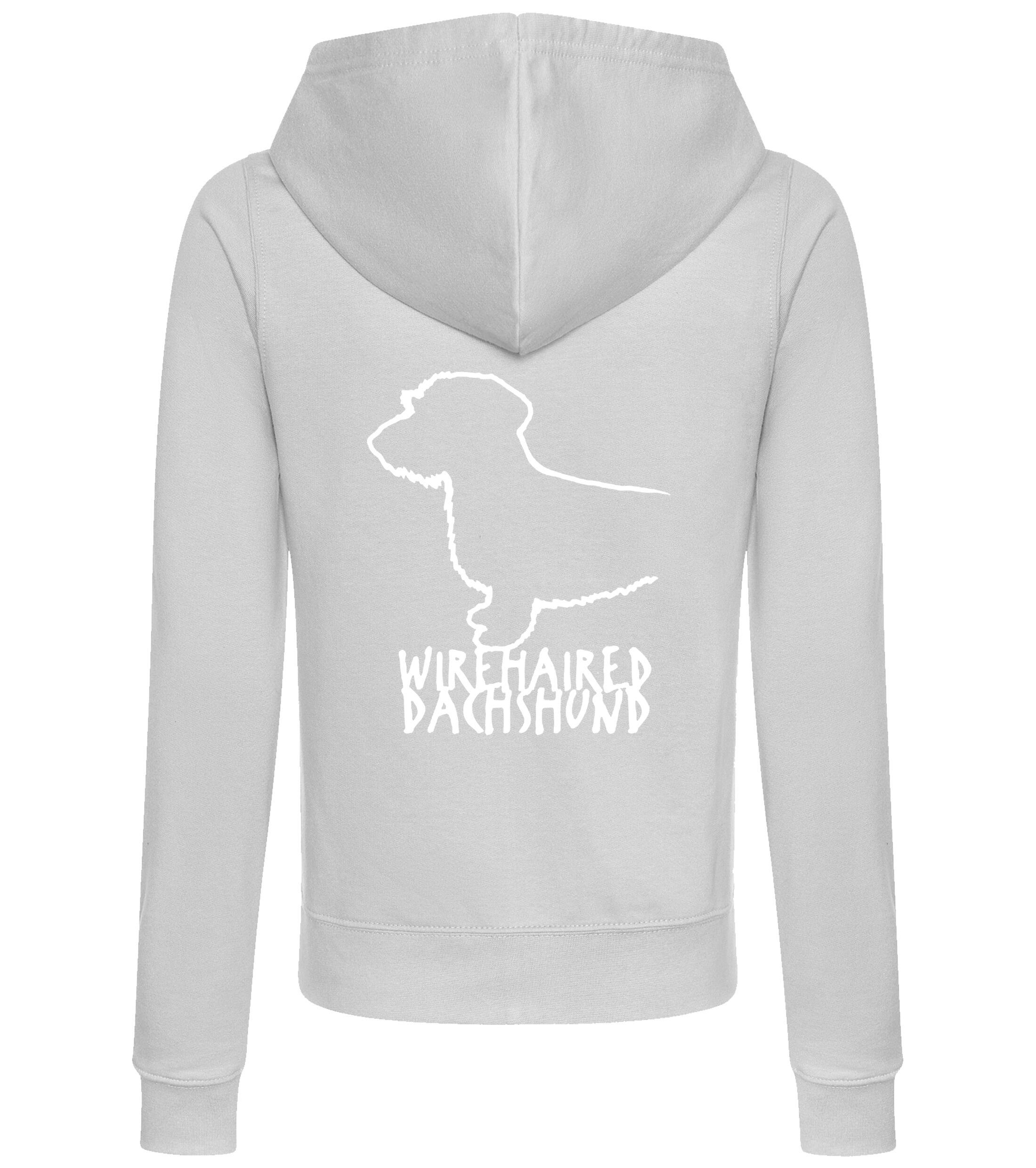 Dachshund (Wirehaired) Women’s Zipped Hoodie – Stylish & Cozy for Dachshund Lovers