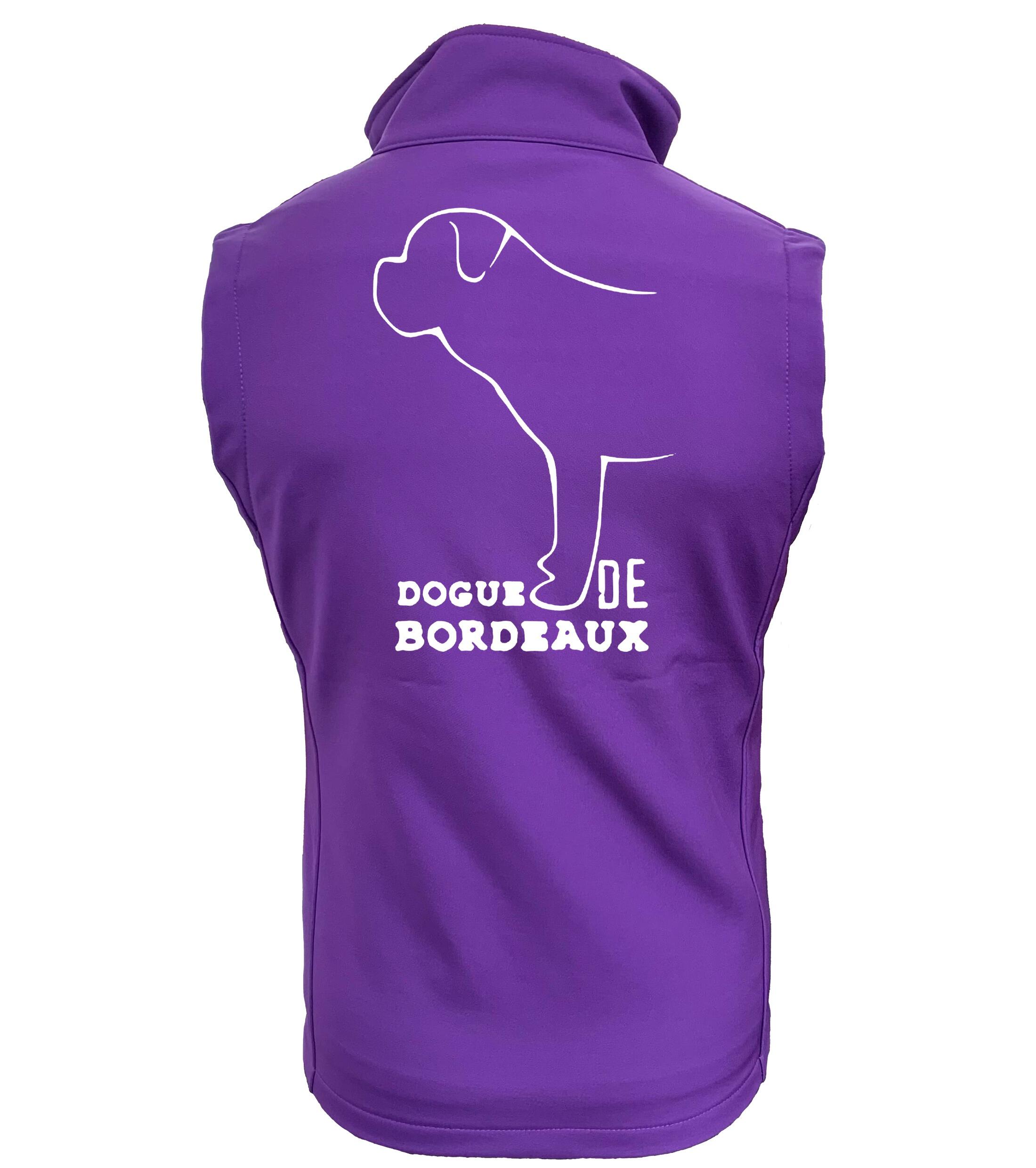 Dogue De Bordeaux Dog Breed Design Unisex Softshell Gilet – Practical & Stylish Outdoor Wear