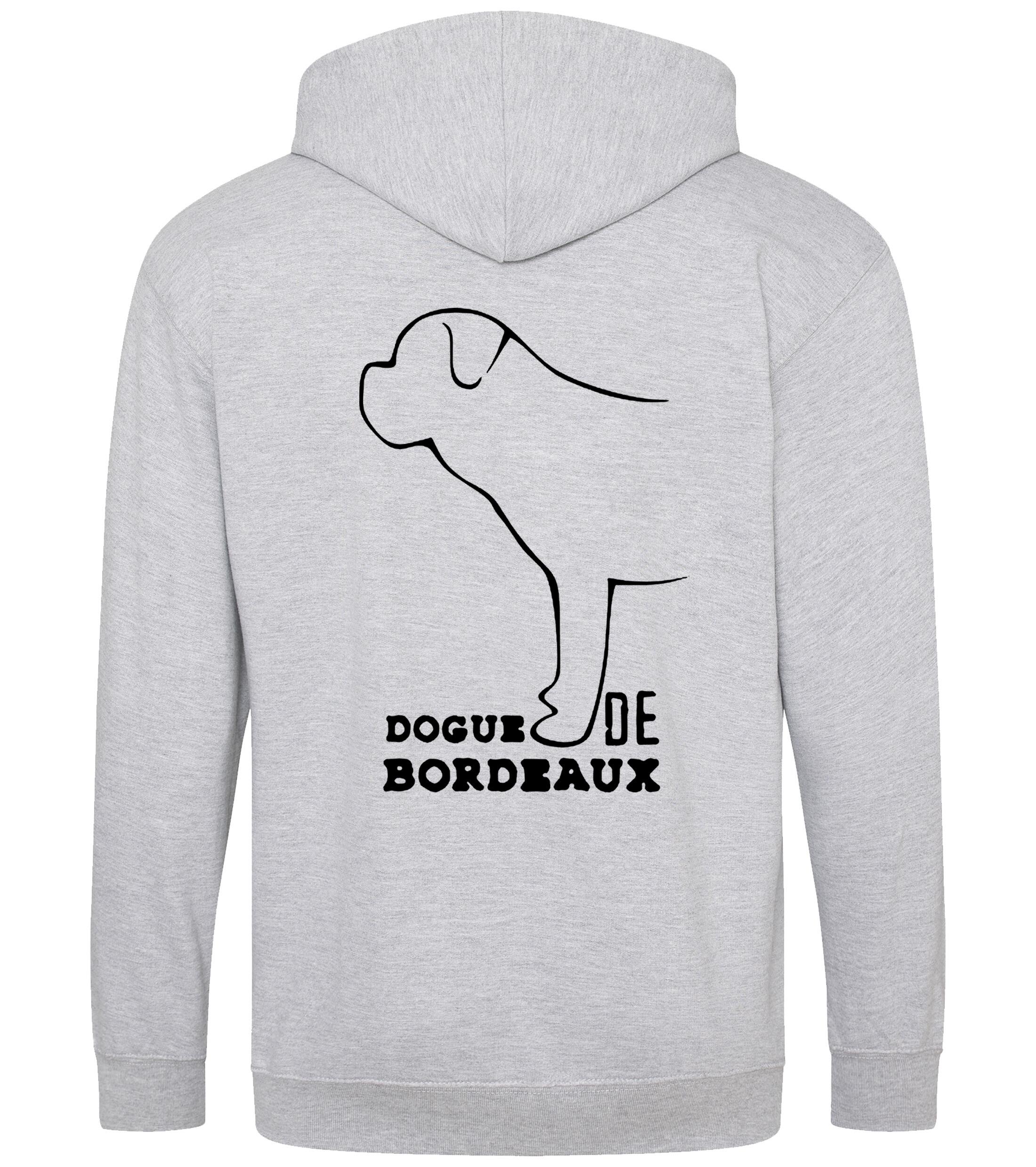 Dogue De Bordeaux Dog Breed Design Zipped Hoodie – Comfort, Style, and Breed Pride