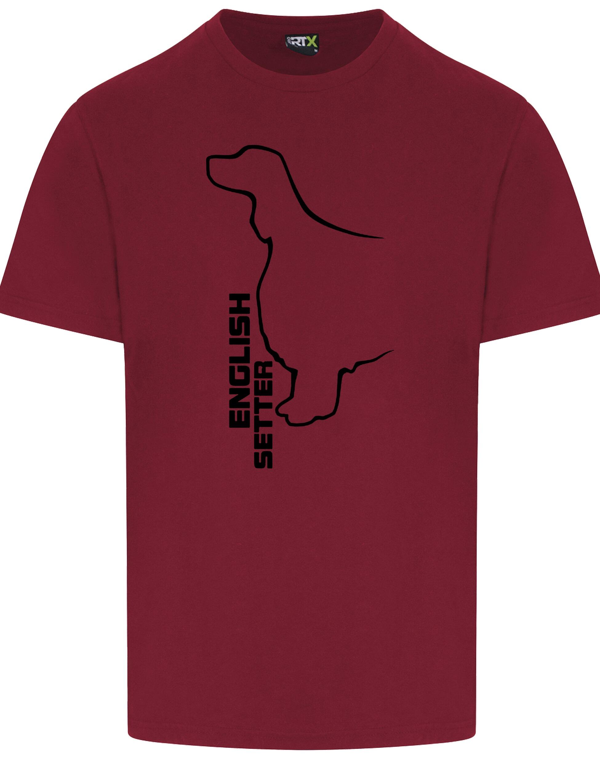 Unisex Roundneck T-shirt with English Setter Design – Style for Every Setter Fan