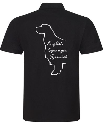 English Springer Spaniel Unisex Cotton Polo – Comfort and Style for Every Springer Enthusiast