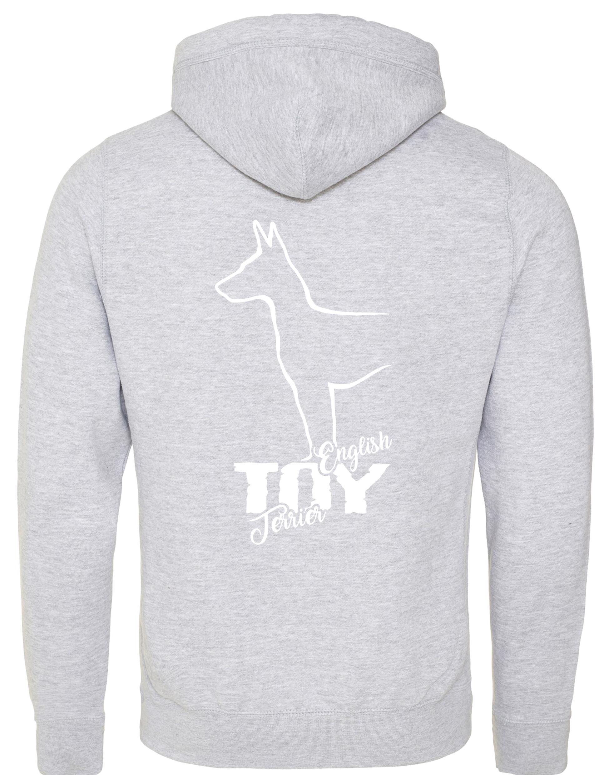 English Toy Terrier Unisex Crossneck Pullover Hoodie – A Stylish Essential for Terrier Enthusiasts
