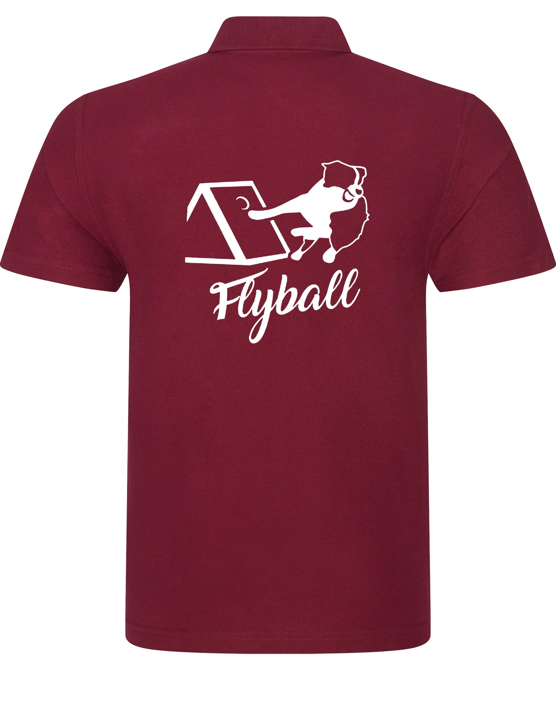 Flyball Unisex Cotton Polo – Classic Style for Flyball Enthusiasts