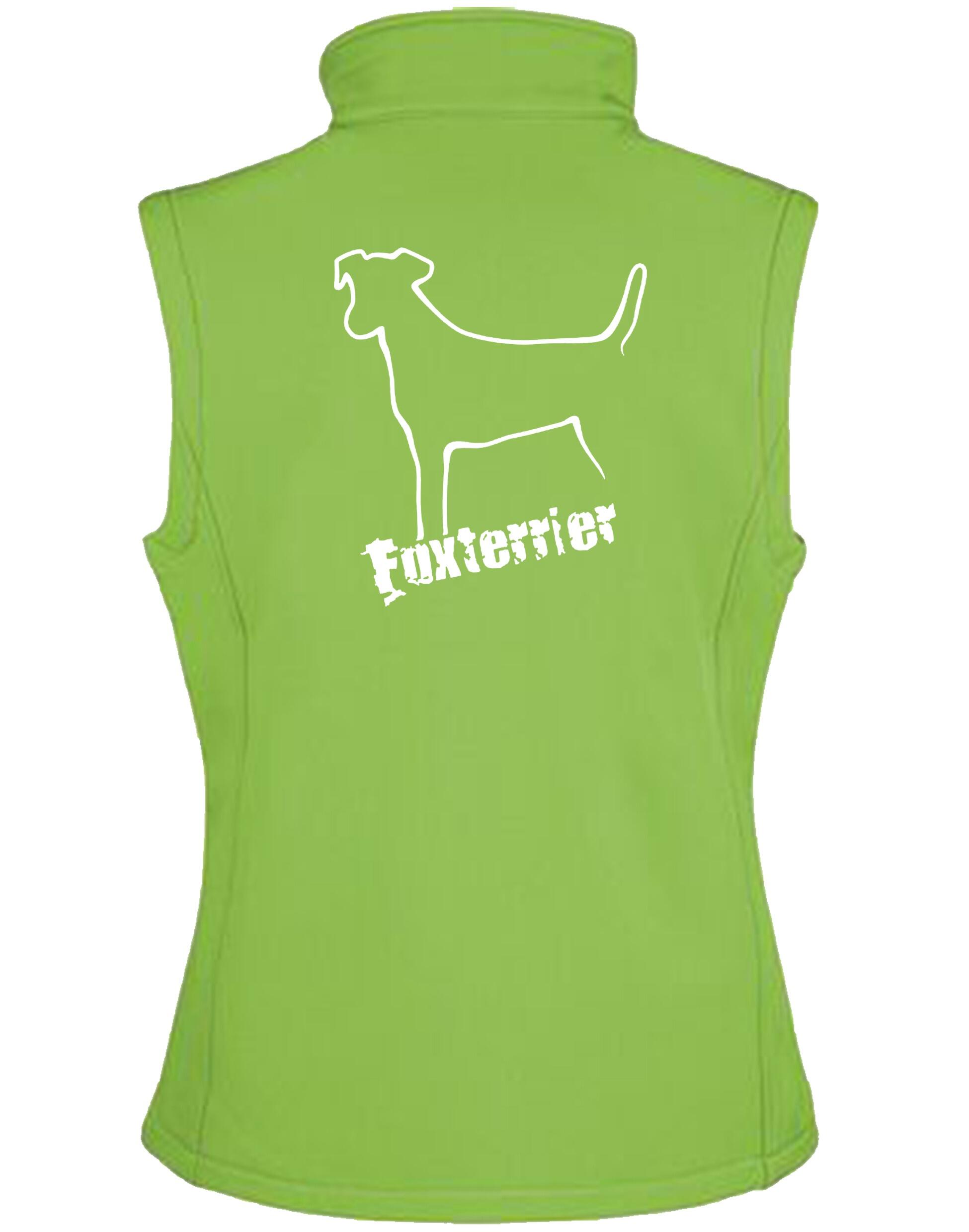 Fox Terrier Women’s Softshell Gilet – Stylish Comfort for Fox Terrier Lovers