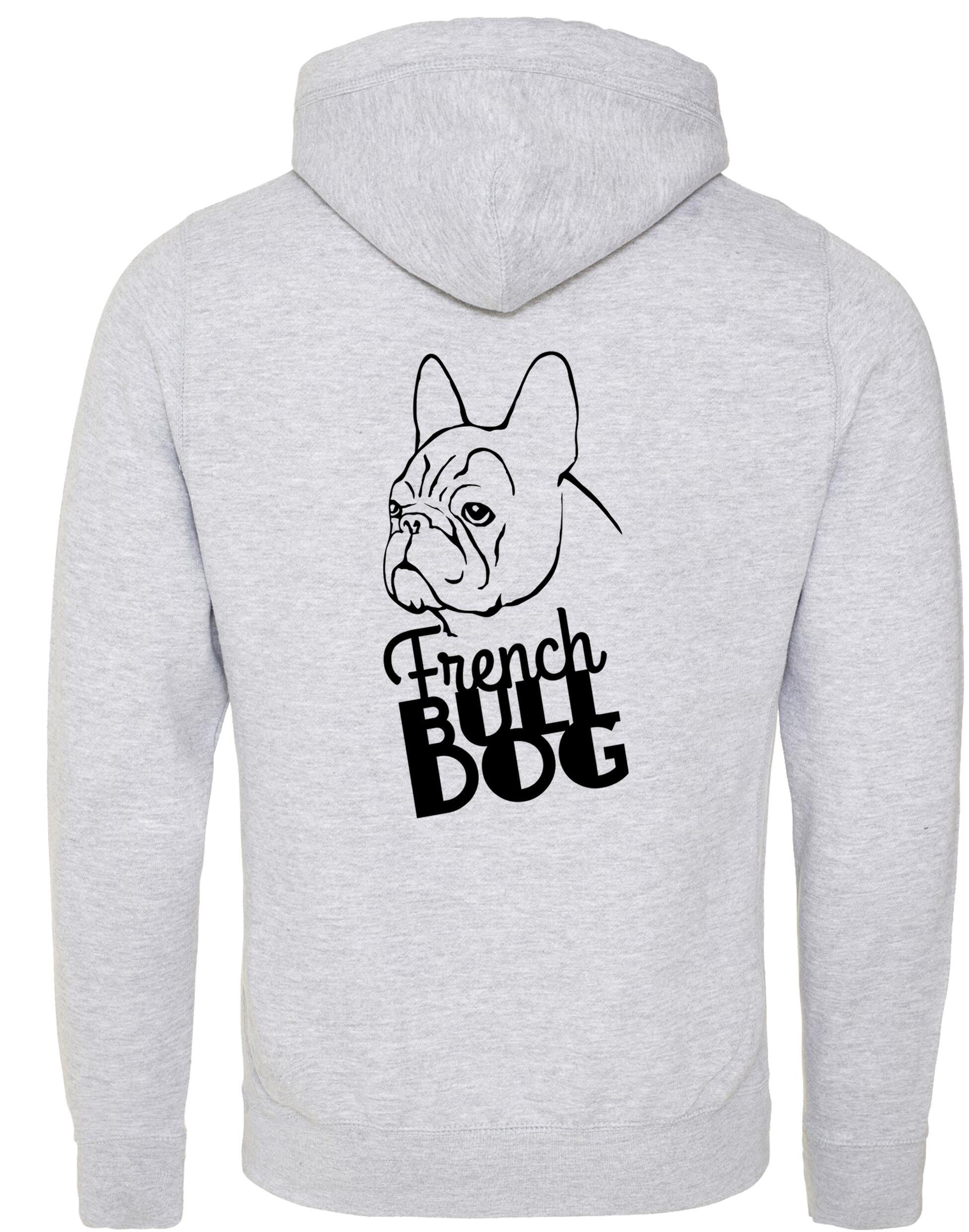 French Bulldog (Head) Unisex Crossneck Pullover Hoodie – A Must-Have for Bulldog Fans