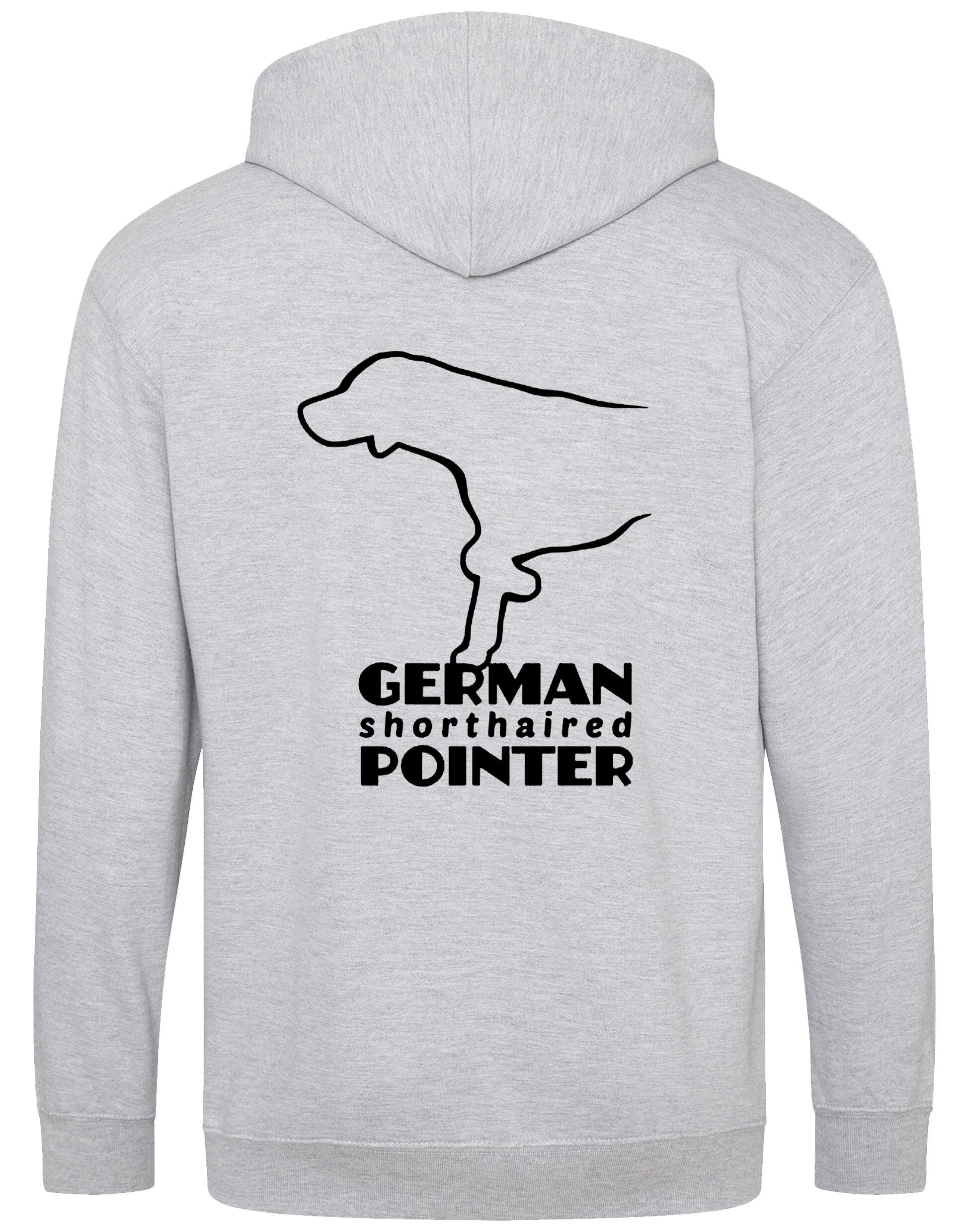 German Shorthaired Pointer Zipped Hoodie – Comfort, Style, and Pointer Pride