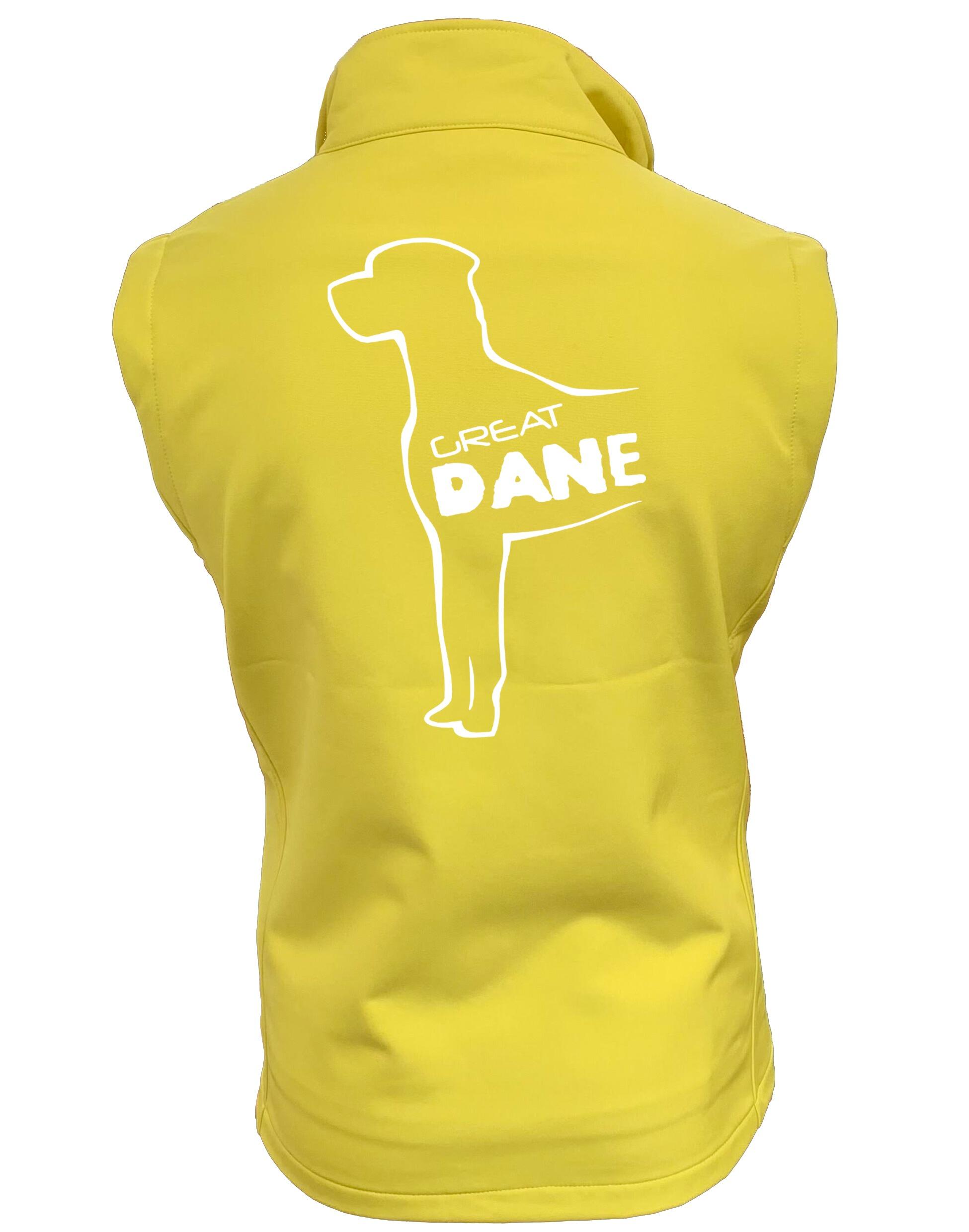 Women’s tailored softshell jacket featuring exclusive Great Dane artwork, crafted from water-resistant fabric with a soft fleece lining for warmth and style.